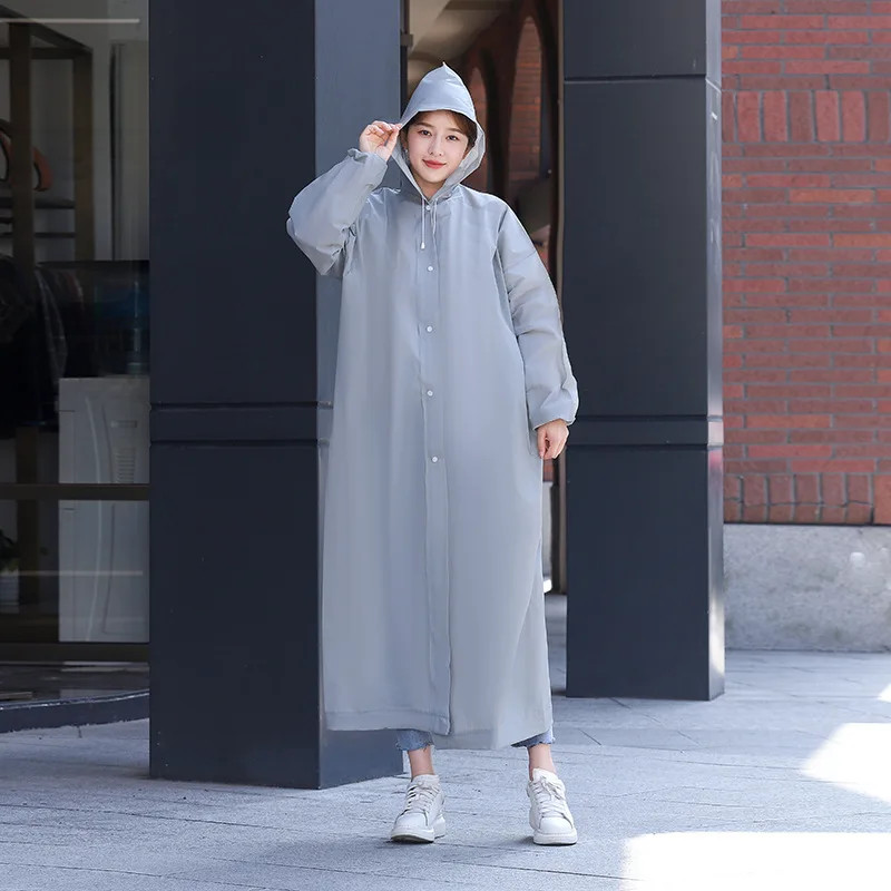 EVA Outdoor Non-Disposable Integrated Raincoat, Portable and