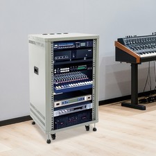 Dj Mixer Stand With Cable Management  Universal Wheels For Studio Home Theater