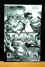 TMNT MANUAL ONLY NO GAME NINTENDO WII