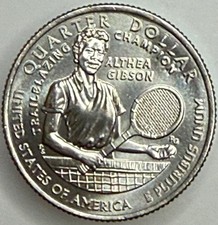 2025-P 25C, AWQ Program, Althea Gibson, MS, Brilliant Uncirculated