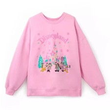 Disneyland Santa Mickey Mouse Friends Christmas Holiday Pullover Sweatshirt