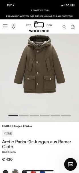 Women Woolrich Parka Khaki 10