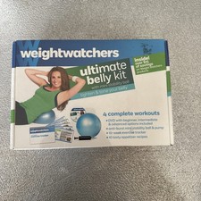Weight Watchers Ultimate Belly Kit  Mini Stability Ball DVD NEW Sealed Free Shp