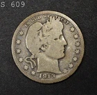 1913-D Barber Quarter "VG" *Free S/H After 1st Item*