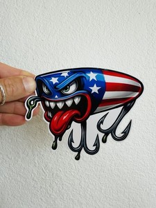American Flag Fishing Lure | eBay