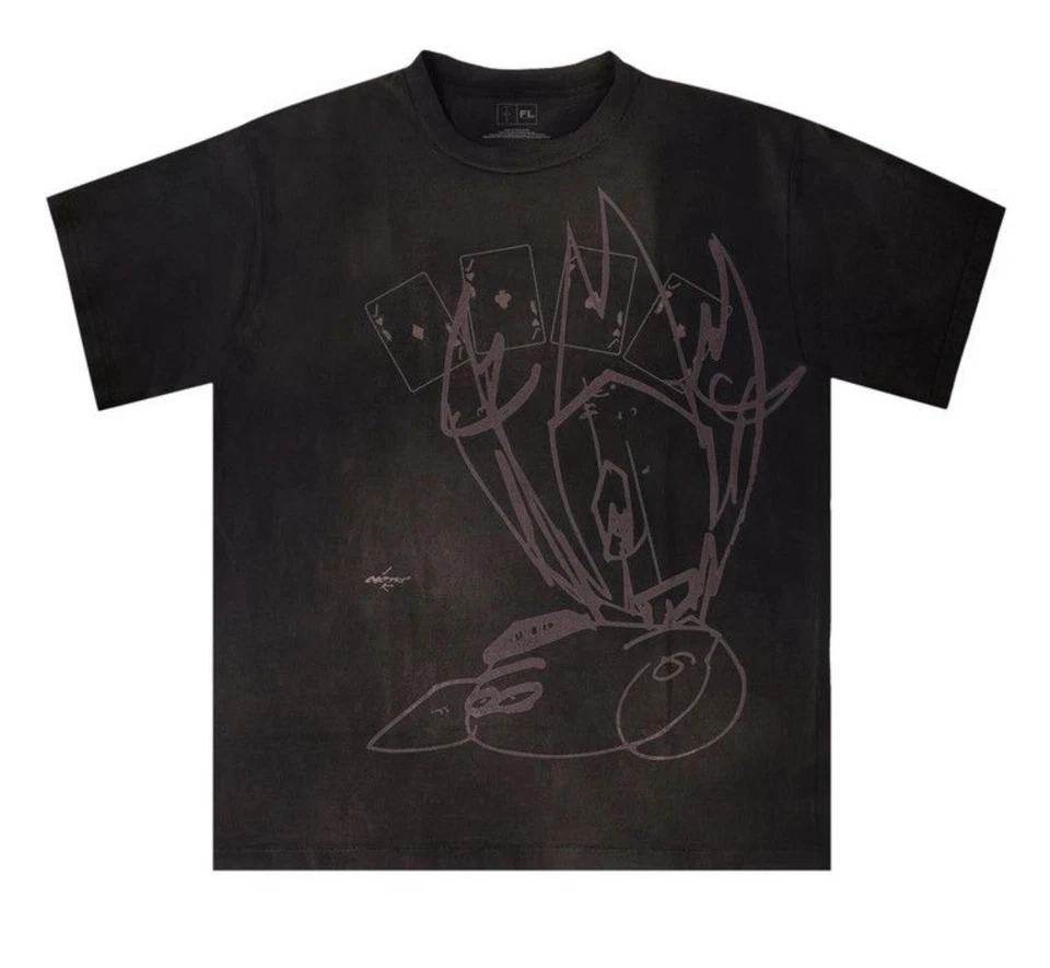 Camiseta Cactus Jack de Travis Scott x FUTURA LABORATORIES 'Negra' Sin Abrir Talla L Foto 2 de 3