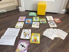 Sesame Street Early Learning Games Card Set W/ Case Sets 1-4Homeschool 1989 