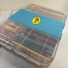 Crayola Vintage 90s Crayon, Marker And Colored Pencil Case Pip Squeaks READ