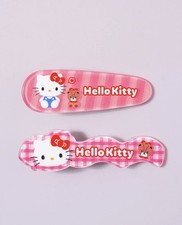 New Authentic Hello Kitty Hair Pins Two in 1 Set