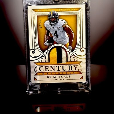 Panini National Treasures Football 2025 DK Metcalf Steelers CM-DKM Patch 42/49
