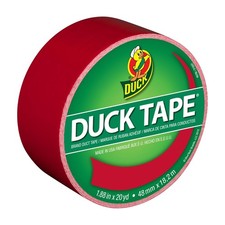 Duck Tape Red Heavy Duty Adhesive Tape 48mm x 18.2m Single Roll Repair Craft 0.44 per metre