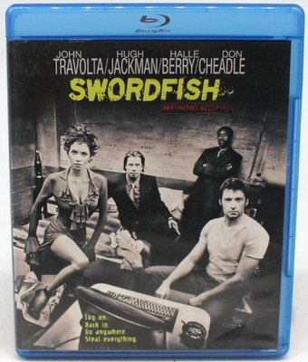 Swordfish Password Accepted Movie Blu Ray 2001 Action John Travolta Hugh Jackman