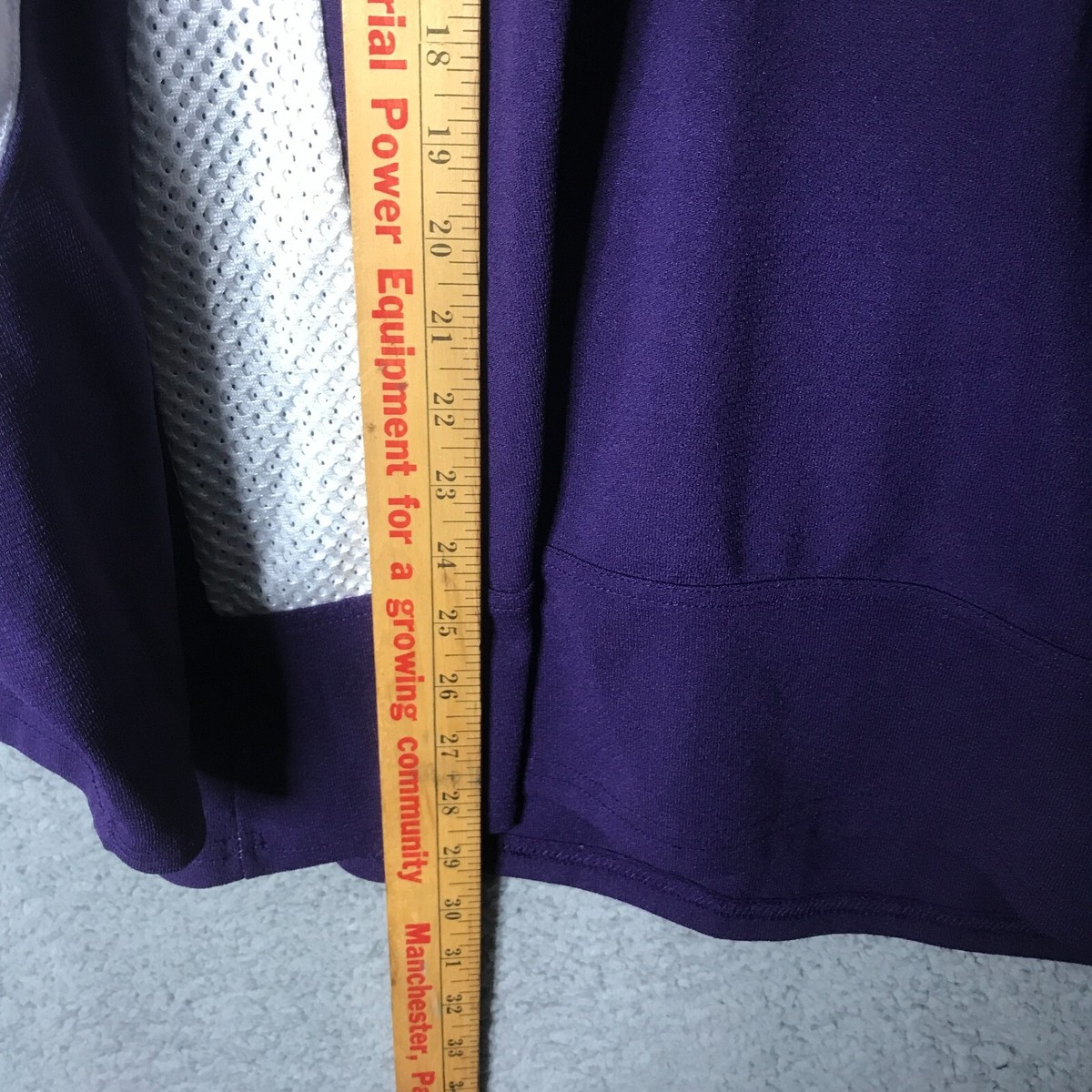 Athletic Knit Ice Hockey Jersey Purple Mens Medium AHC Number 20 Made in Canada View 5