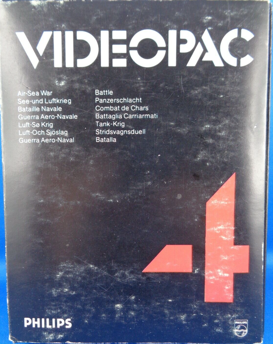 Jeu Videopac (Magnavox Odyssey 2) – Combat – Bataille Aéro-navale Et Chars – Philips
