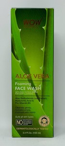 wow aloe vera face wash
