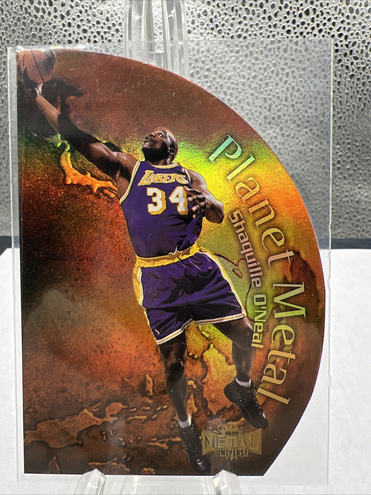 1998-99 METAL UNIVERSE #8 PLANET METAL  Shaquille O'Neal LAKERS HOF