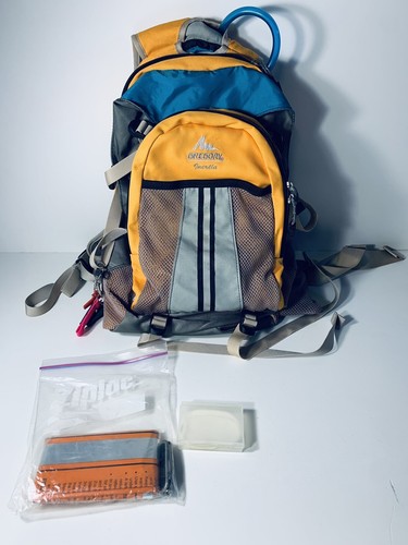 Gregory Inertia Black Yellow Gray Hiking Hydration Backpack Daypack