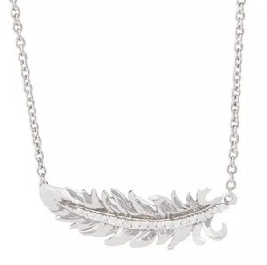 Details About Origami Owl Silver Let It Go Feather Necklace 155 185