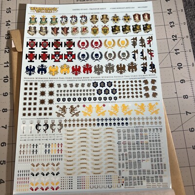 Foglio Trasferimenti Nano Runico - Warhammer The Old World - Games Workshop