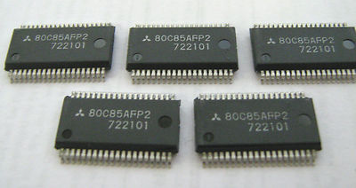 MITSUBISHI 80C85AFP2 IC 8 Bit MicroProcessor SSOP - Lot of 5 Pieces NEW! USA