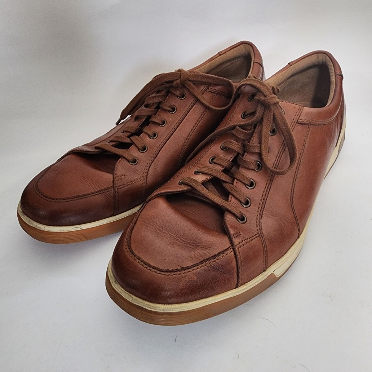 Cole Haan Mens Berkley Leather Sneakers Sz 13M British Tan  display picture 3