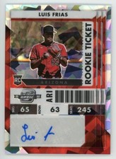 Luis Frias 2022 Chronicles Contenders Optic Rookie RC Auto Cracked Ice Prizm /23