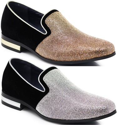 rhinestone mens dress shoes