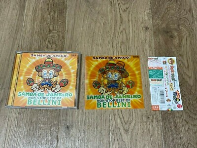 Rare Dreamcast Samba de janeiro Non stop best of BELLINI Sound track  CD