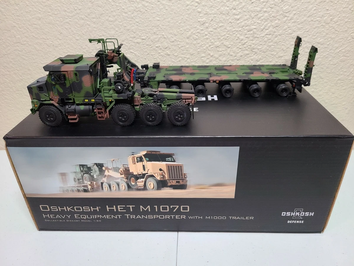 Oshkosh HET M1070 Transporter M1000 Trailer - Sword TWH 1:50 Scale 