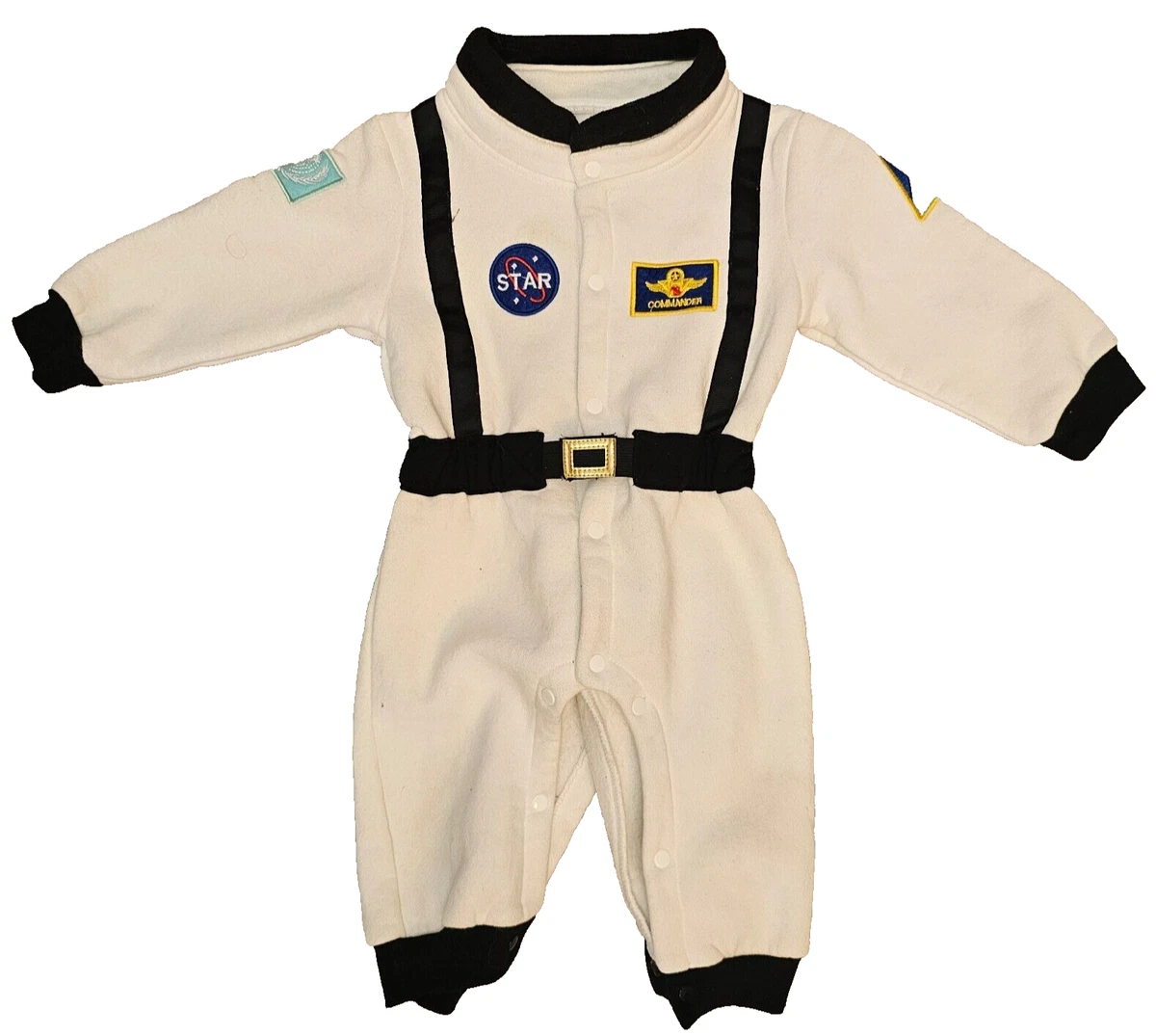 Mameluco Bebé Astronauta - Disfraz Cómodo, Transpirable, Con Botones A Presión, Para Niño Pequeño