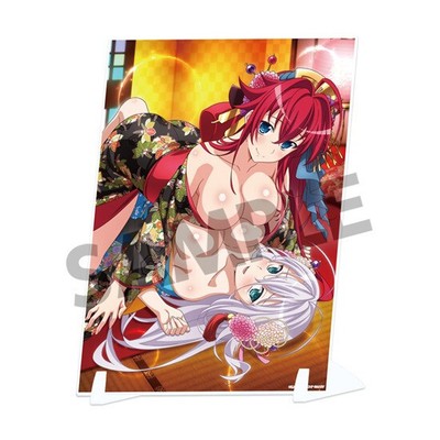 High School DxD Hero Rias Gremory & Rossweisse Visual Acrylic Plate Stand vol.3