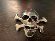 Vintage Skull Belt Buckle