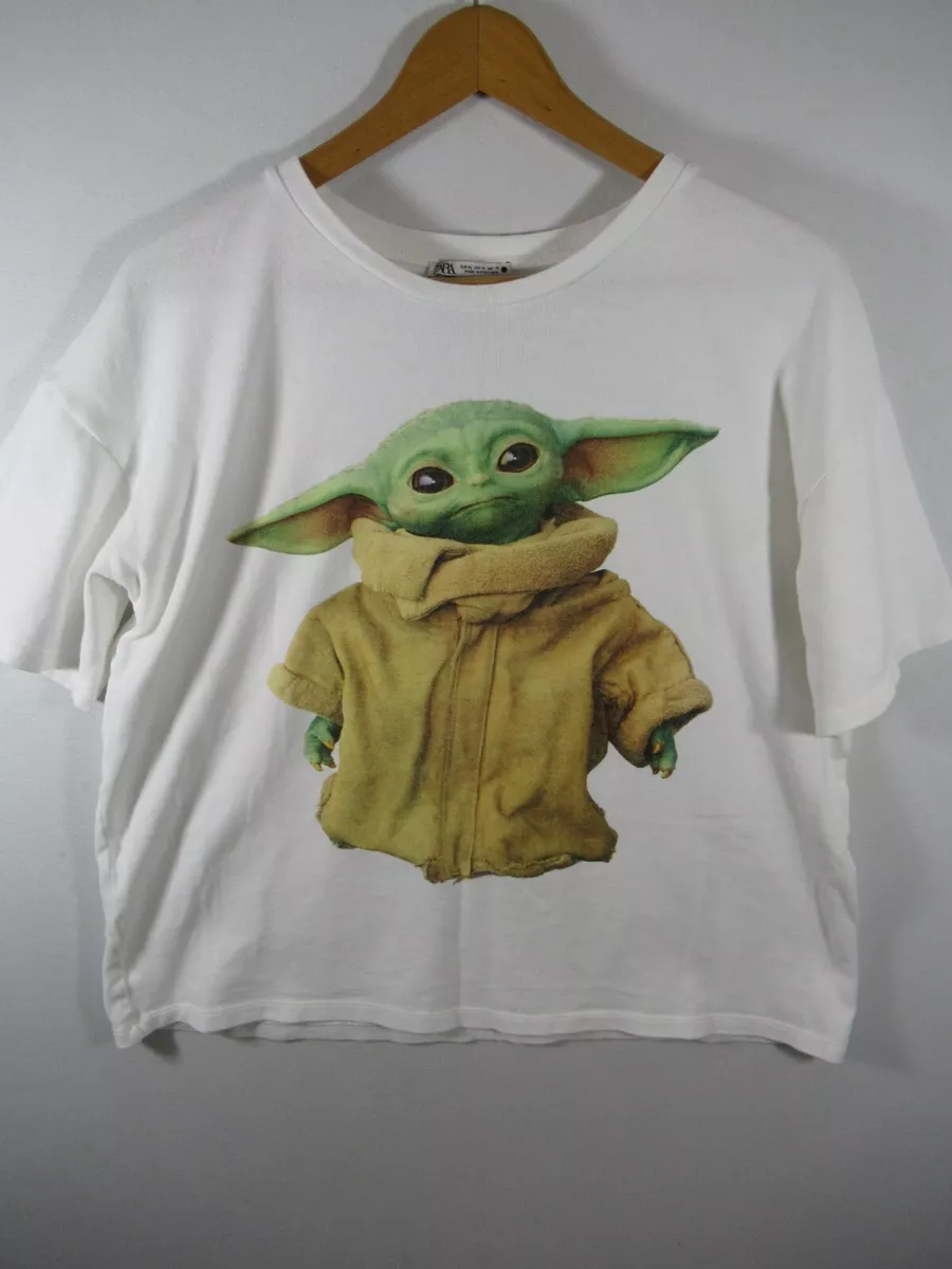 Zara Star Wars Mandalorian Baby Yoda T-shirt women's size XL