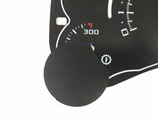 Gauge Face Blank Cover For No Trans Temp 6 Gauge Clusters 03 04 05 06 Black