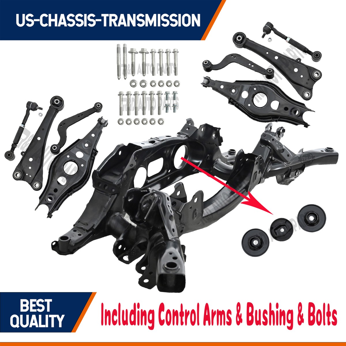 REAR CROSSMEMBER SUBFRAME FOR 06-18 TOYOTA RAV4 AWD 4WD FWD W
