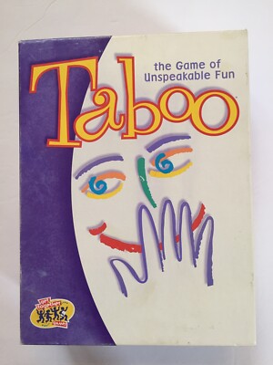 TABOO Adult Fun Game Unspeakable 2000 Hersch Hasbro Working Buzzer