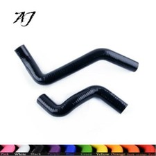 Black For 86-89 TOYOTA STARLET GLANZA 4EFTE TURBO EP91 Silicone Radiator Hose