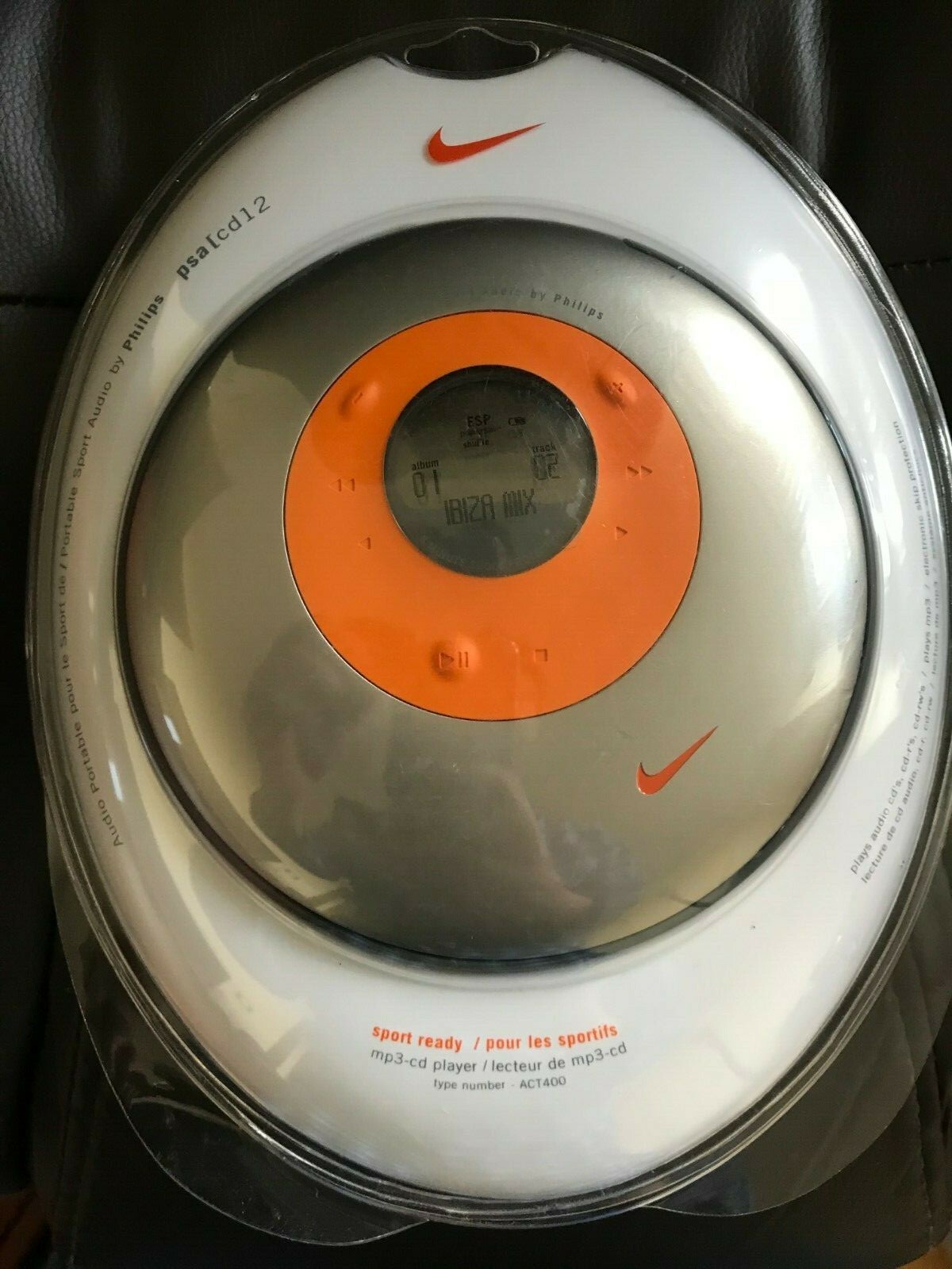 más y más ratón o rata alquiler Phillips Nike Sport ACT400/17 Portable Audio MP3-CD Player - NUEVO | eBay