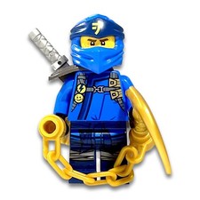 LEGO Ninjago Jay Minifigure SECRETS OF THE FORBIDDEN SPINJITZU 70677