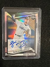 2022 Elite Extra Edition Rookie Auto Steven Zobac #115 Kansas City Royals