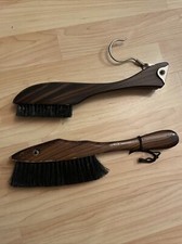 Set Of Wooden Shoe Brushes With Soft Bristles VTG Fuller