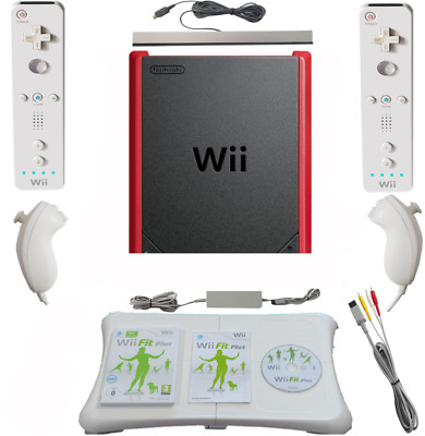 Nintendo Wii Mini Konsole  Wii Fit & Balance Board Auswahl 1 - 2 Spieler #