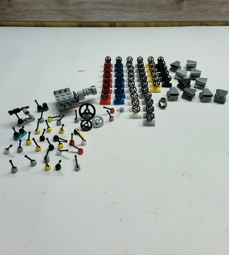Lego Konvolut Fahrzeuglenkräder - Luftschaufeln - Schaltknüppel etc Original