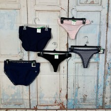 Mixed Lot Of Panties 3 Thong 3 Bikini 6 Pack Assorted Brands And Colors NWT