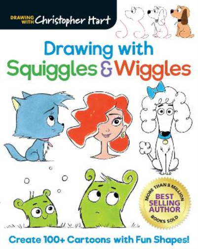 Christopher Hart Drawing with Squiggles & Wiggles (Tascabile)
