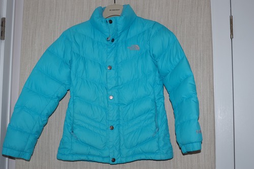 The North Face 550 Blue Kids Down Jacket Puffer Size:10/12 - Picture 3 of 5