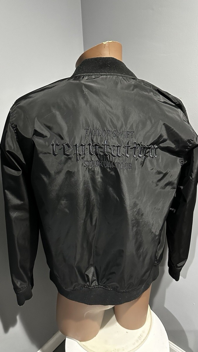 TAYLOR SWIFT reputation tour ジャケット未使用 Taylor Swift Reputation Tour Stadium Only Black Zip Up