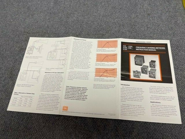 JBL 3110A ディバイデング ネットワーク