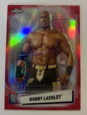 2021 Topps Chrome WWE BOBBY LASHLEY Red Refractor 2/5