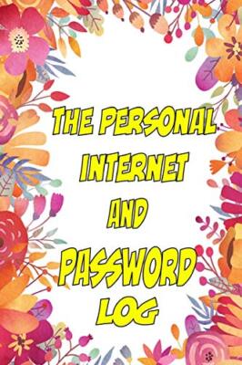 The Personal Internet and Password Log, Wittmann 9781724071705 Free Shipping-,